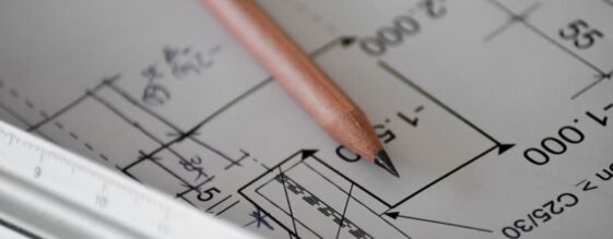 Professional construction plan printing on durable paper