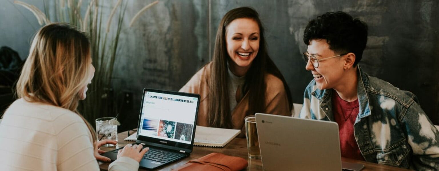 Office Workers Using Managed Network Services