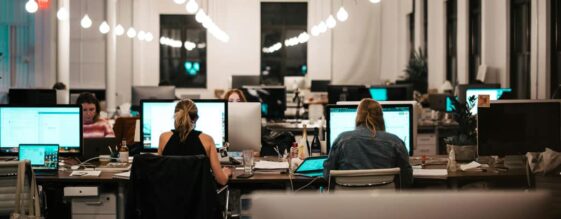 Workers benefiting from Office Automation