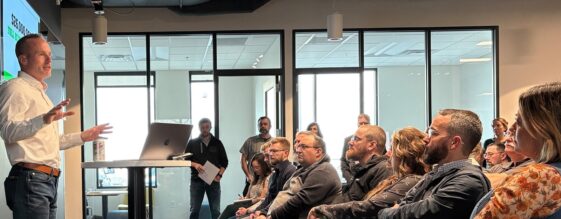 Scott Anderson discussing IT and Cloud services in the office